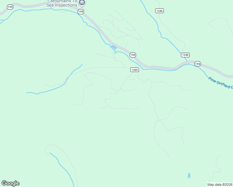 map of restaurants, bars, coffee shops, grocery stores, and more near Creek Crossing Drive in Watauga County