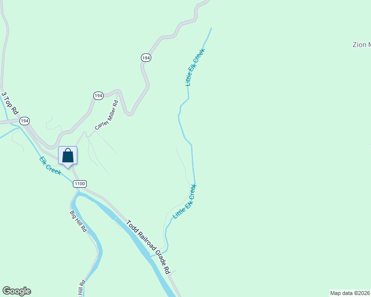 map of restaurants, bars, coffee shops, grocery stores, and more near 7185 Nc Highway 194s in Todd