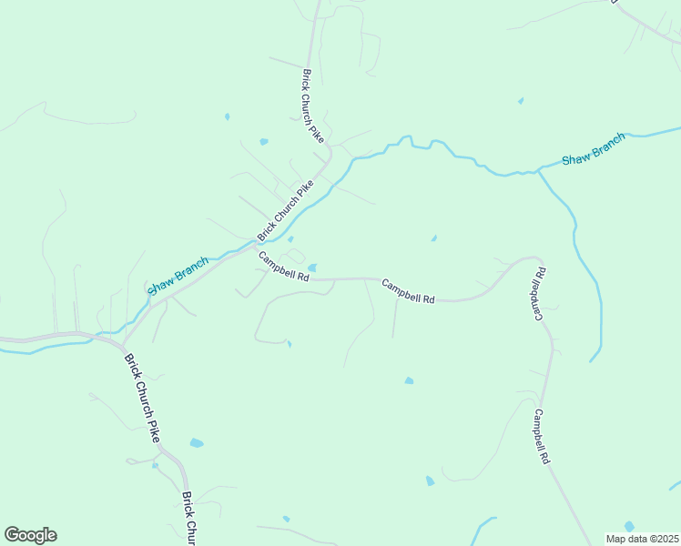 map of restaurants, bars, coffee shops, grocery stores, and more near 1764 Campbell Road in Goodlettsville