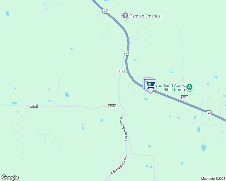 map of restaurants, bars, coffee shops, grocery stores, and more near 314 County Road 916 in Green Forest