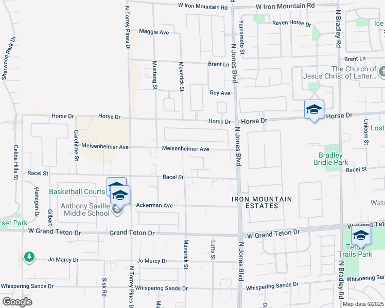 map of restaurants, bars, coffee shops, grocery stores, and more near 6170 Loyal Royal Court in Las Vegas
