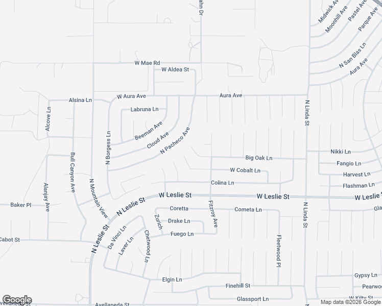 map of restaurants, bars, coffee shops, grocery stores, and more near 1610 West Cobalt Lane in Pahrump