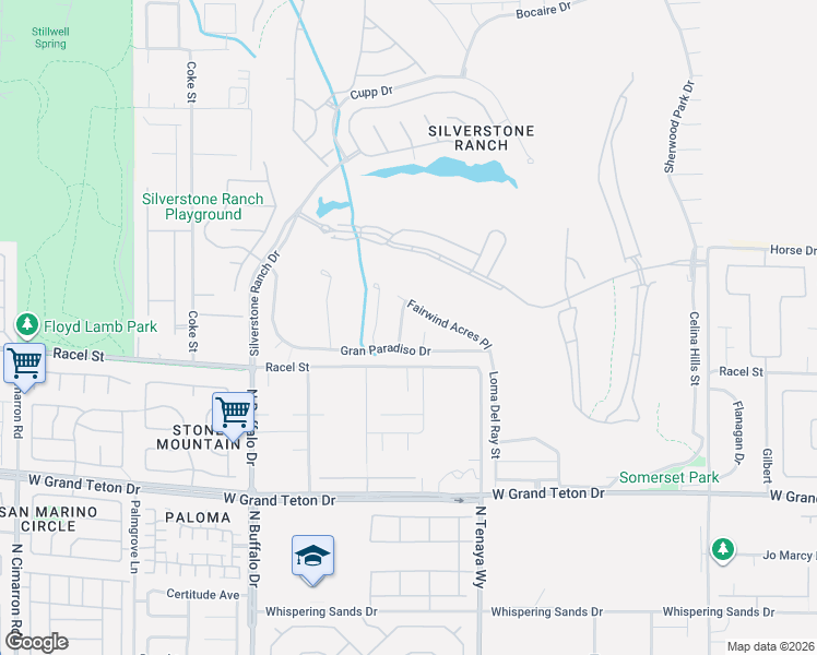 map of restaurants, bars, coffee shops, grocery stores, and more near 8220 Oakshire Street in Las Vegas