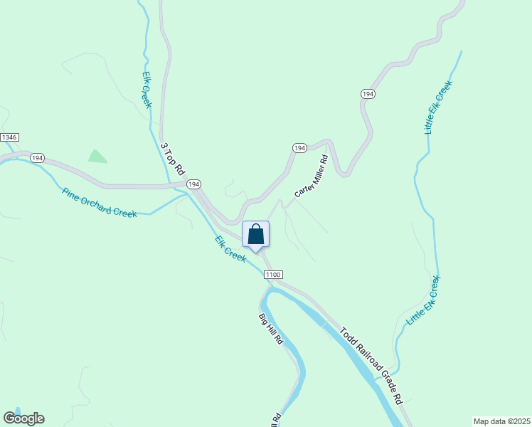 map of restaurants, bars, coffee shops, grocery stores, and more near 496 Carter Miller Road in Todd