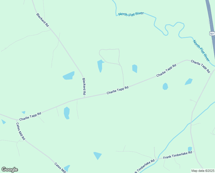 map of restaurants, bars, coffee shops, grocery stores, and more near 954 Charlie Tapp Road in Roxboro