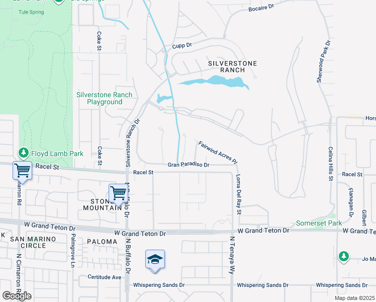 map of restaurants, bars, coffee shops, grocery stores, and more near 8226 Mount Logan Court in Las Vegas