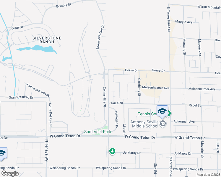 map of restaurants, bars, coffee shops, grocery stores, and more near 8267 Thornbird Court in Las Vegas