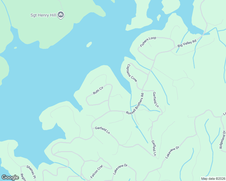 map of restaurants, bars, coffee shops, grocery stores, and more near 229 Ruth Circle in Sharps Chapel