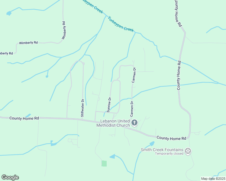map of restaurants, bars, coffee shops, grocery stores, and more near 315 Sunrise Drive in Paris
