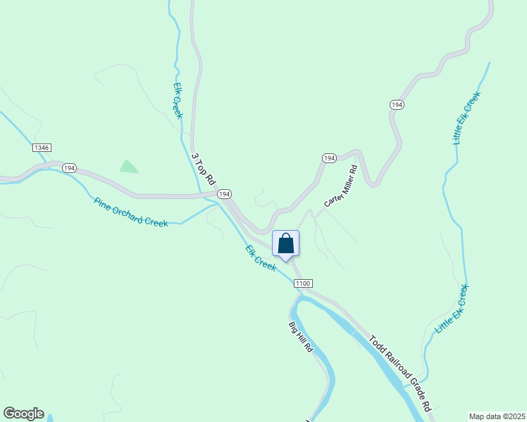 map of restaurants, bars, coffee shops, grocery stores, and more near 183 Elderberry Drive in Todd