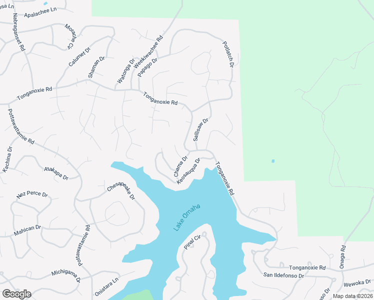 map of restaurants, bars, coffee shops, grocery stores, and more near Tonganoxie Road in Ash Flat