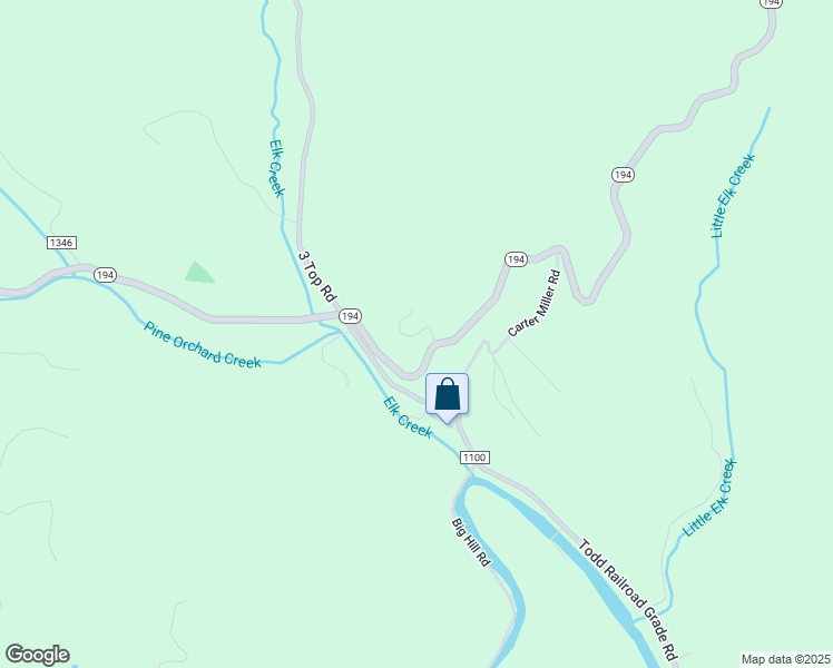 map of restaurants, bars, coffee shops, grocery stores, and more near 183 Elderberry Drive in Todd