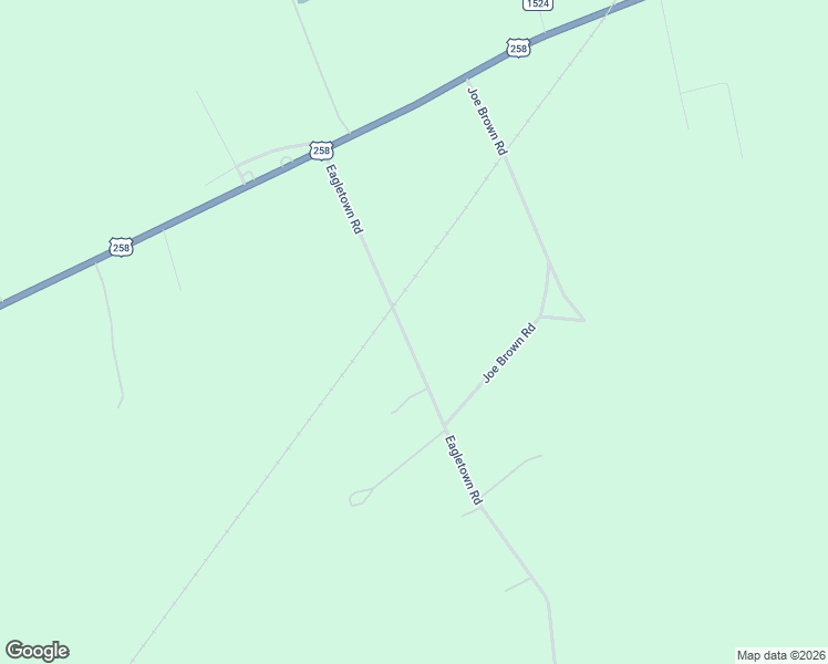 map of restaurants, bars, coffee shops, grocery stores, and more near 1617 Eagletown Road in Rich Square