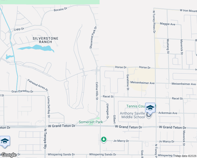 map of restaurants, bars, coffee shops, grocery stores, and more near 8347 Rainbow Sky Street in Las Vegas