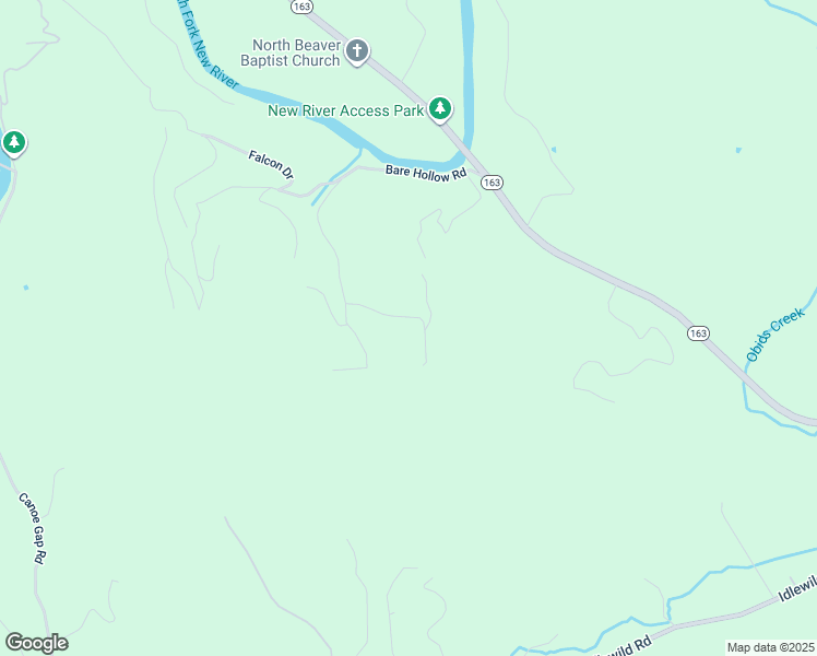 map of restaurants, bars, coffee shops, grocery stores, and more near 298 East Bare Hollow Road in West Jefferson