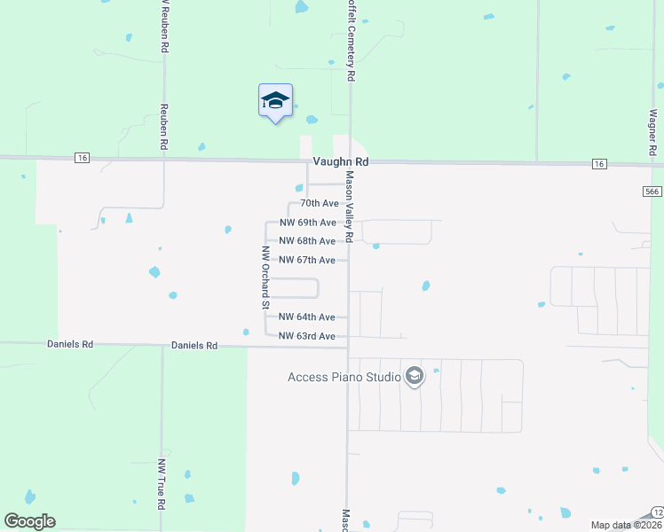 map of restaurants, bars, coffee shops, grocery stores, and more near 701 NW 67TH AVE in Bentonville