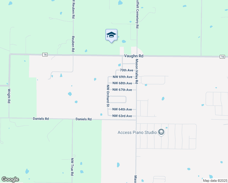 map of restaurants, bars, coffee shops, grocery stores, and more near 817 Northwest 67th Avenue in Bentonville