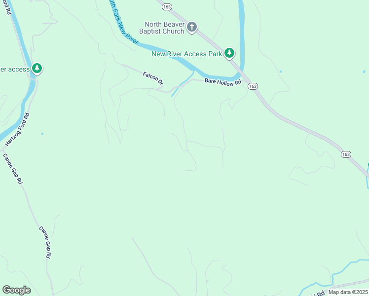 map of restaurants, bars, coffee shops, grocery stores, and more near 160 West Bare Hollow Road in West Jefferson