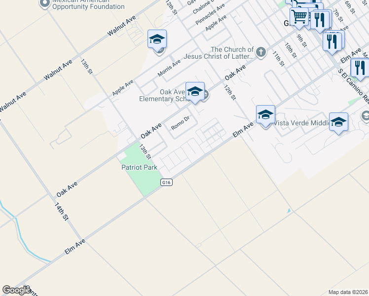 map of restaurants, bars, coffee shops, grocery stores, and more near 22 Birch Hill Way in Greenfield