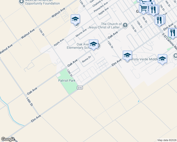 map of restaurants, bars, coffee shops, grocery stores, and more near 22 Birch Hill Way in Greenfield