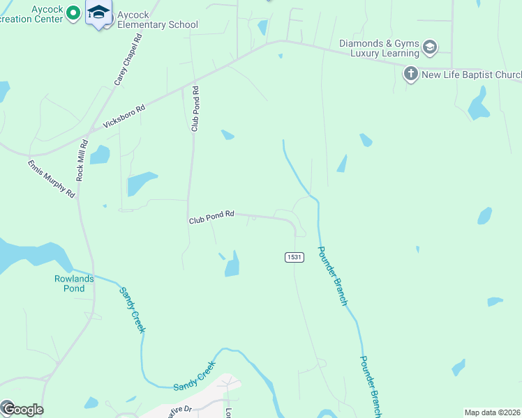 map of restaurants, bars, coffee shops, grocery stores, and more near 737 Club Pond Road in Henderson