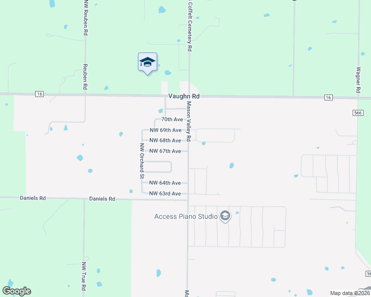 map of restaurants, bars, coffee shops, grocery stores, and more near 701 NW 67TH AVE in Bentonville