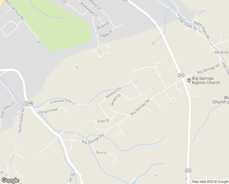 map of restaurants, bars, coffee shops, grocery stores, and more near Whitson Drive in Elizabethton