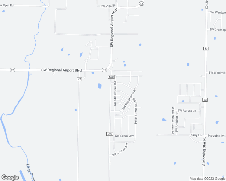 map of restaurants, bars, coffee shops, grocery stores, and more near 6208 Southwest Chalkstone Road in Bentonville