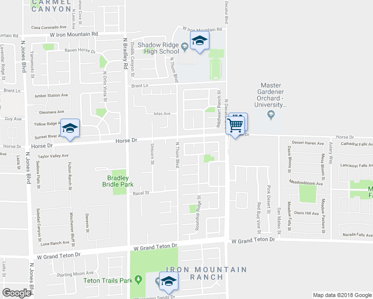 map of restaurants, bars, coffee shops, grocery stores, and more near 8324 Vickers Canyon Street in Las Vegas