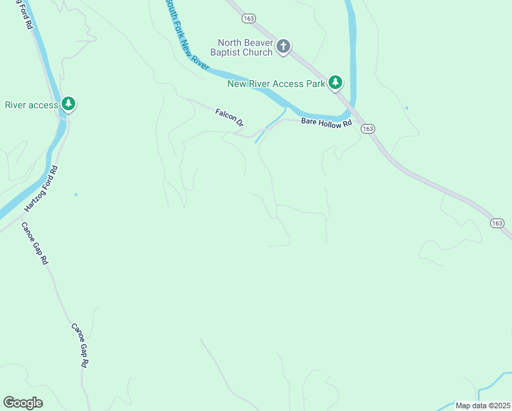 map of restaurants, bars, coffee shops, grocery stores, and more near 179 West Bare Hollow Road in West Jefferson