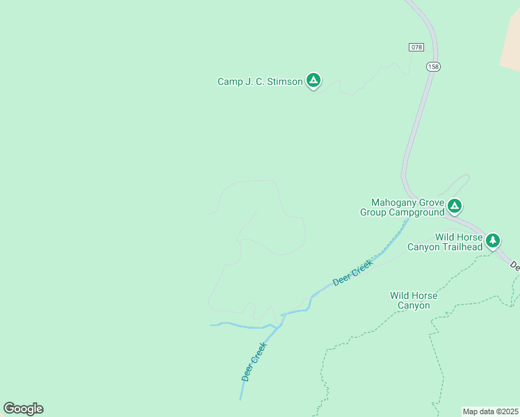 map of restaurants, bars, coffee shops, grocery stores, and more near 4910 Cougar Ridge Trail in Mount Charleston