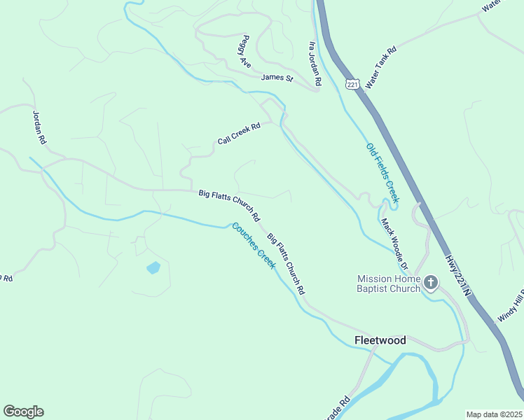 map of restaurants, bars, coffee shops, grocery stores, and more near 734 Big Flatts Church Road in Fleetwood