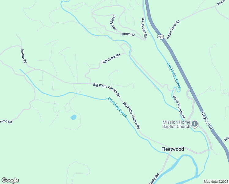 map of restaurants, bars, coffee shops, grocery stores, and more near 777 Big Flatts Church Road in Fleetwood