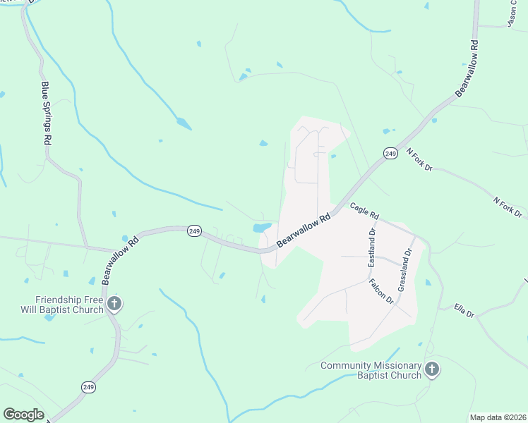 map of restaurants, bars, coffee shops, grocery stores, and more near 2633 Bearwallow Road in Ashland City