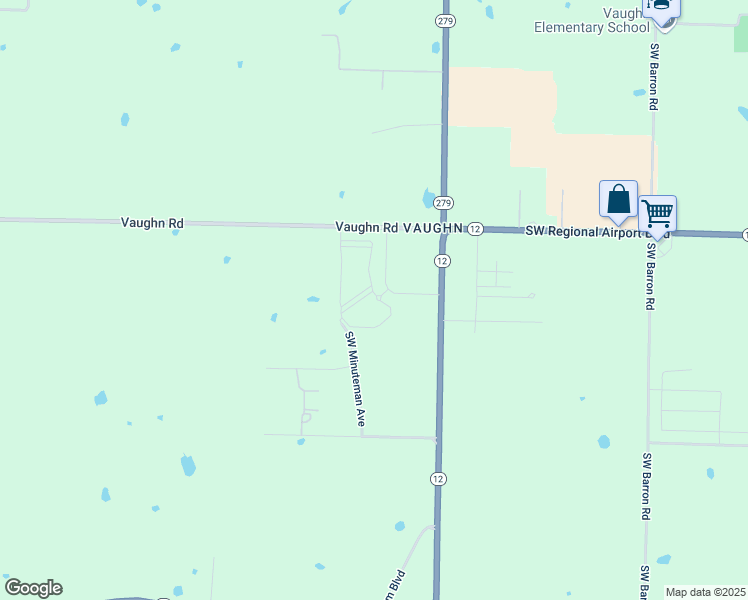 map of restaurants, bars, coffee shops, grocery stores, and more near 6206 Southwest Rutland Road in Bentonville