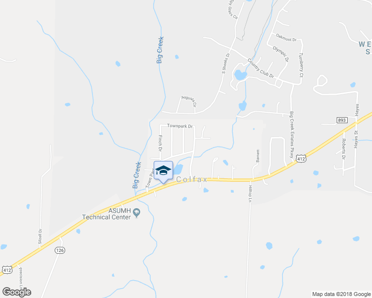 map of restaurants, bars, coffee shops, grocery stores, and more near 310 Town Park Way in Mountain Home