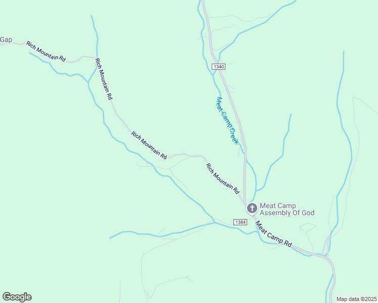 map of restaurants, bars, coffee shops, grocery stores, and more near 4595 Rich Mountain Road in Boone