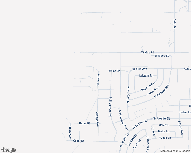map of restaurants, bars, coffee shops, grocery stores, and more near 6400 Alcove Lane in Pahrump