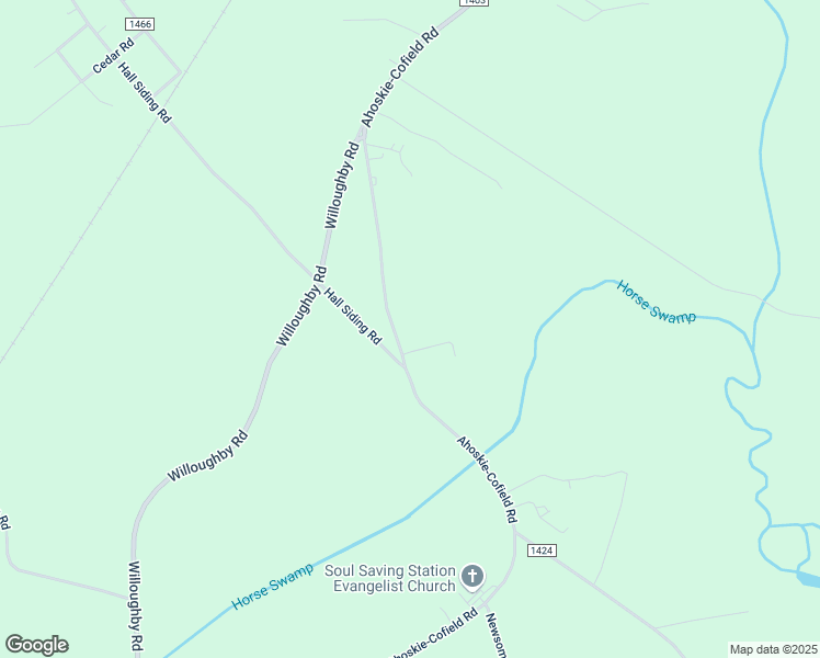 map of restaurants, bars, coffee shops, grocery stores, and more near 506 Ahoskie-Cofield Road in Ahoskie