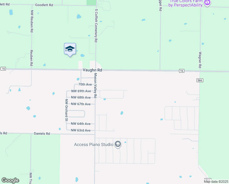 map of restaurants, bars, coffee shops, grocery stores, and more near 9020 Mason Valley Road in Bentonville