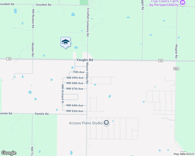 map of restaurants, bars, coffee shops, grocery stores, and more near 9020 Mason Valley Road in Bentonville