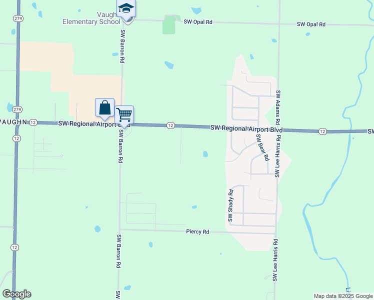 map of restaurants, bars, coffee shops, grocery stores, and more near 8864 Southwest Lee Lane in Bentonville