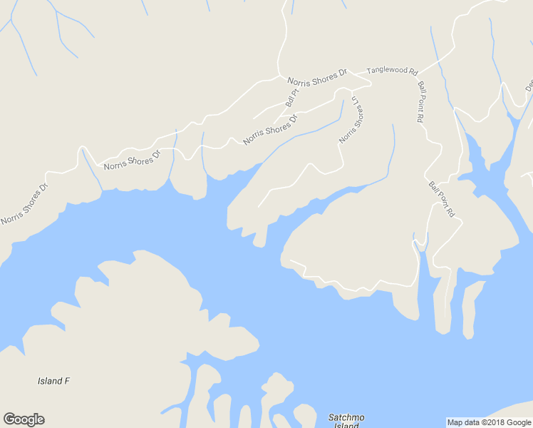 map of restaurants, bars, coffee shops, grocery stores, and more near 235 Norris Shores Lane in Sharps Chapel