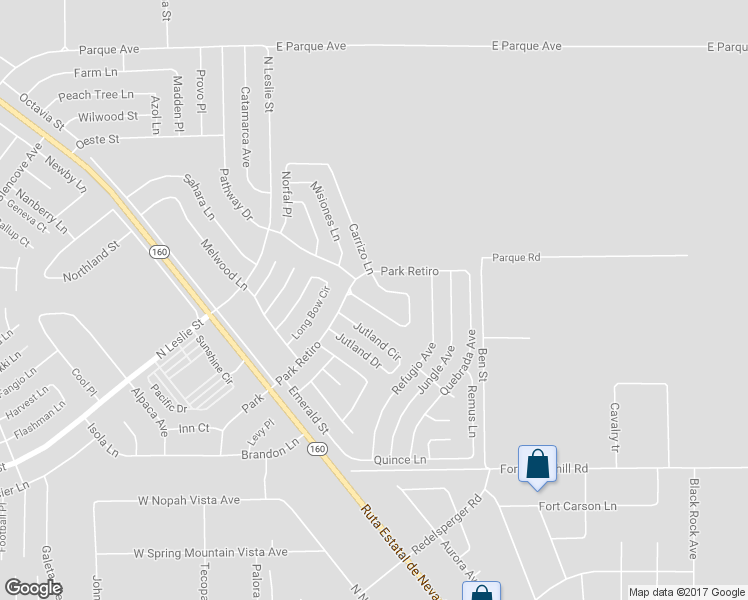 map of restaurants, bars, coffee shops, grocery stores, and more near 6380 Wedgewood Street in Pahrump