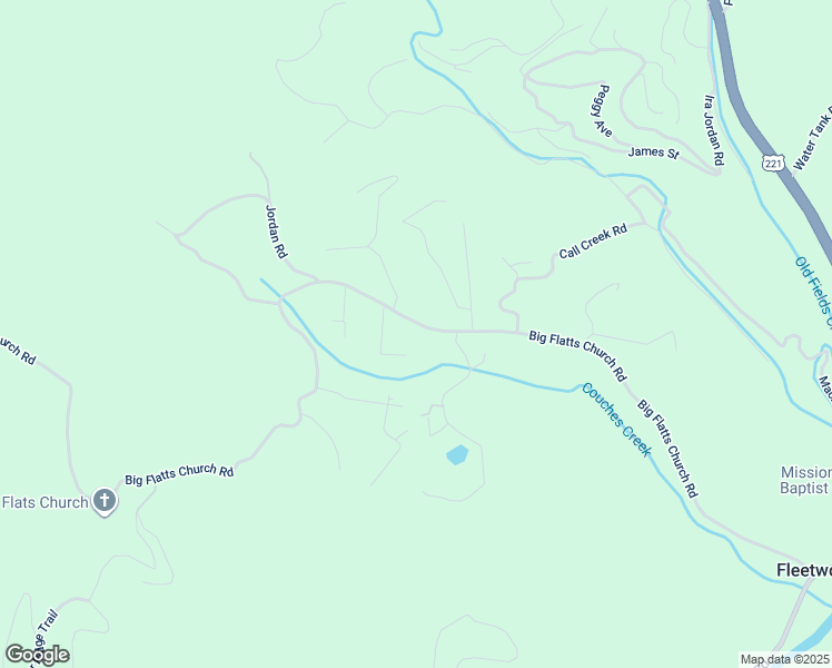 map of restaurants, bars, coffee shops, grocery stores, and more near 1201 Big Flatts Church Road in Fleetwood