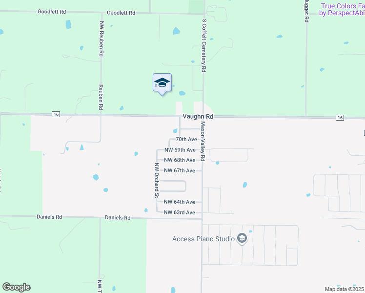 map of restaurants, bars, coffee shops, grocery stores, and more near 724 Northwest 69th Avenue in Bentonville