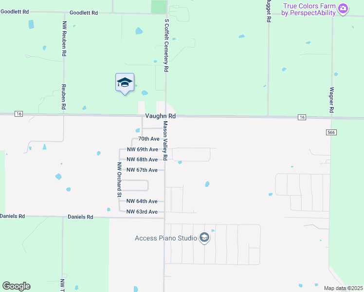 map of restaurants, bars, coffee shops, grocery stores, and more near 9020 Mason Valley Road in Bentonville