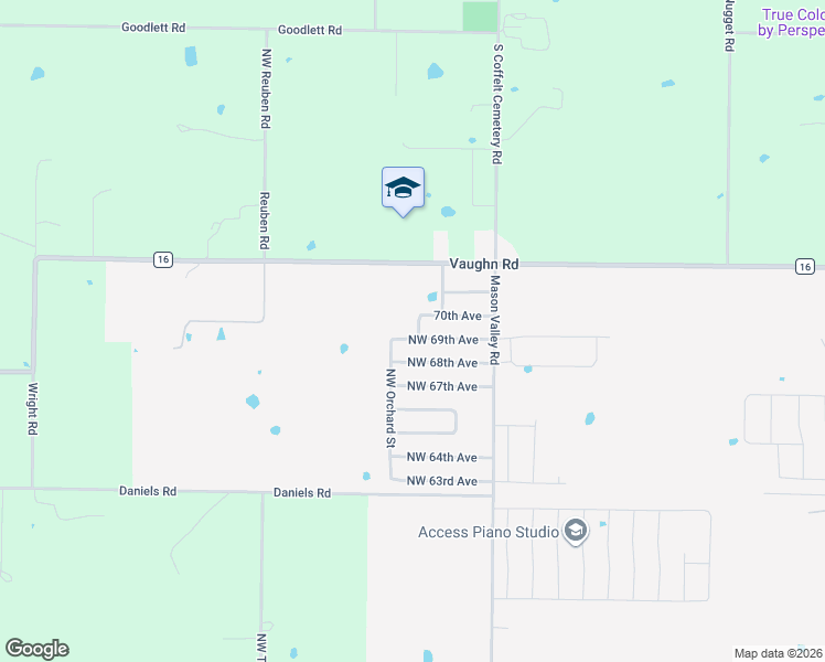 map of restaurants, bars, coffee shops, grocery stores, and more near 816 Northwest 69th Avenue in Bentonville