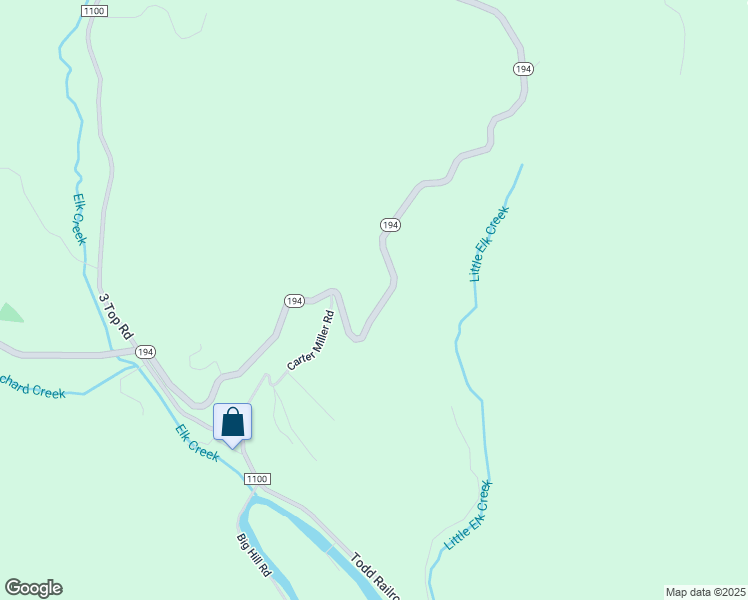 map of restaurants, bars, coffee shops, grocery stores, and more near 7170 North Carolina 194 in Todd