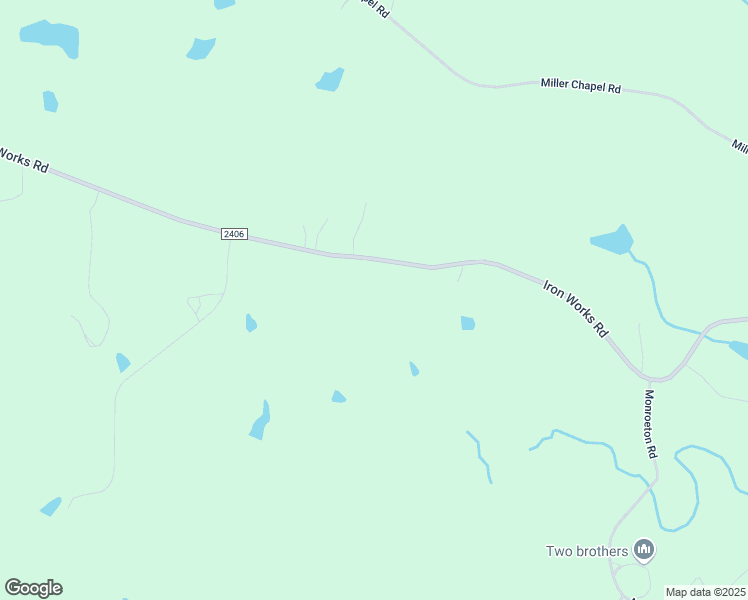 map of restaurants, bars, coffee shops, grocery stores, and more near 1706 Iron Works Road in Reidsville